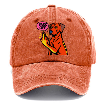 Rhodesian Ridgeback with distinctive ridge on back, athletic muscular paw up - Classic Cap - Terracotta Clay(Orange)