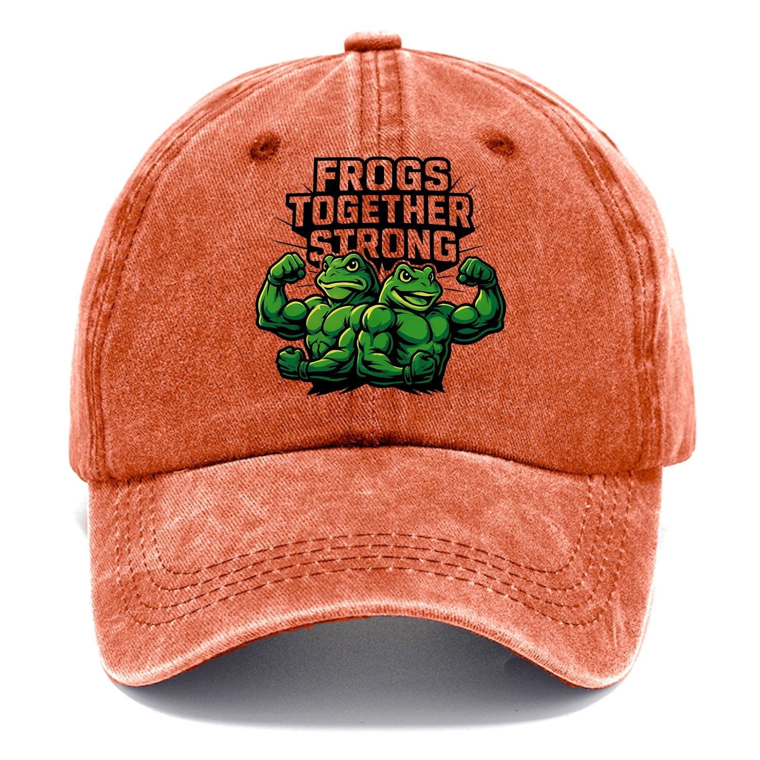 Frogs Together Strong - Classic Cap - Terracotta Clay(Orange)