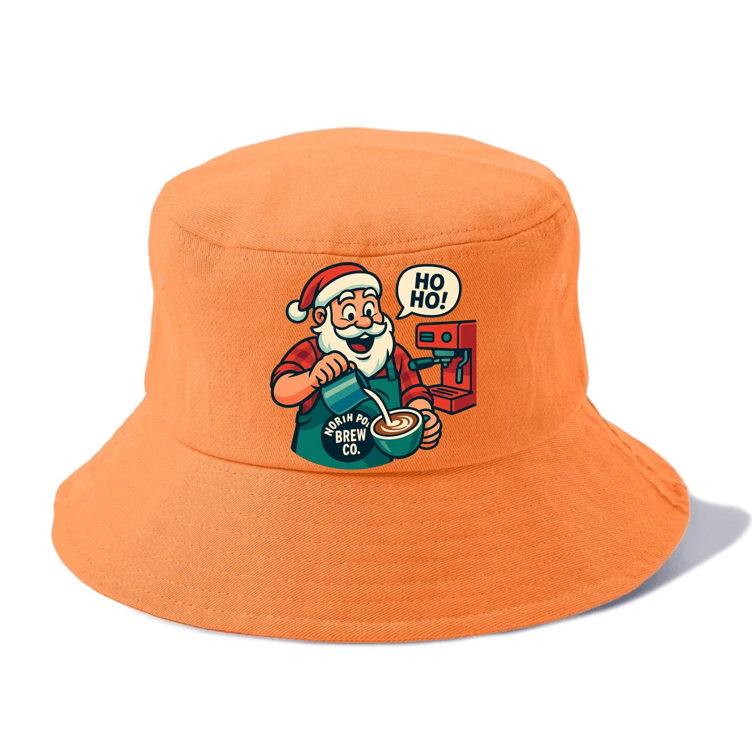 Santa Barista - Bucket Hat - Terracotta Clay(Orange)