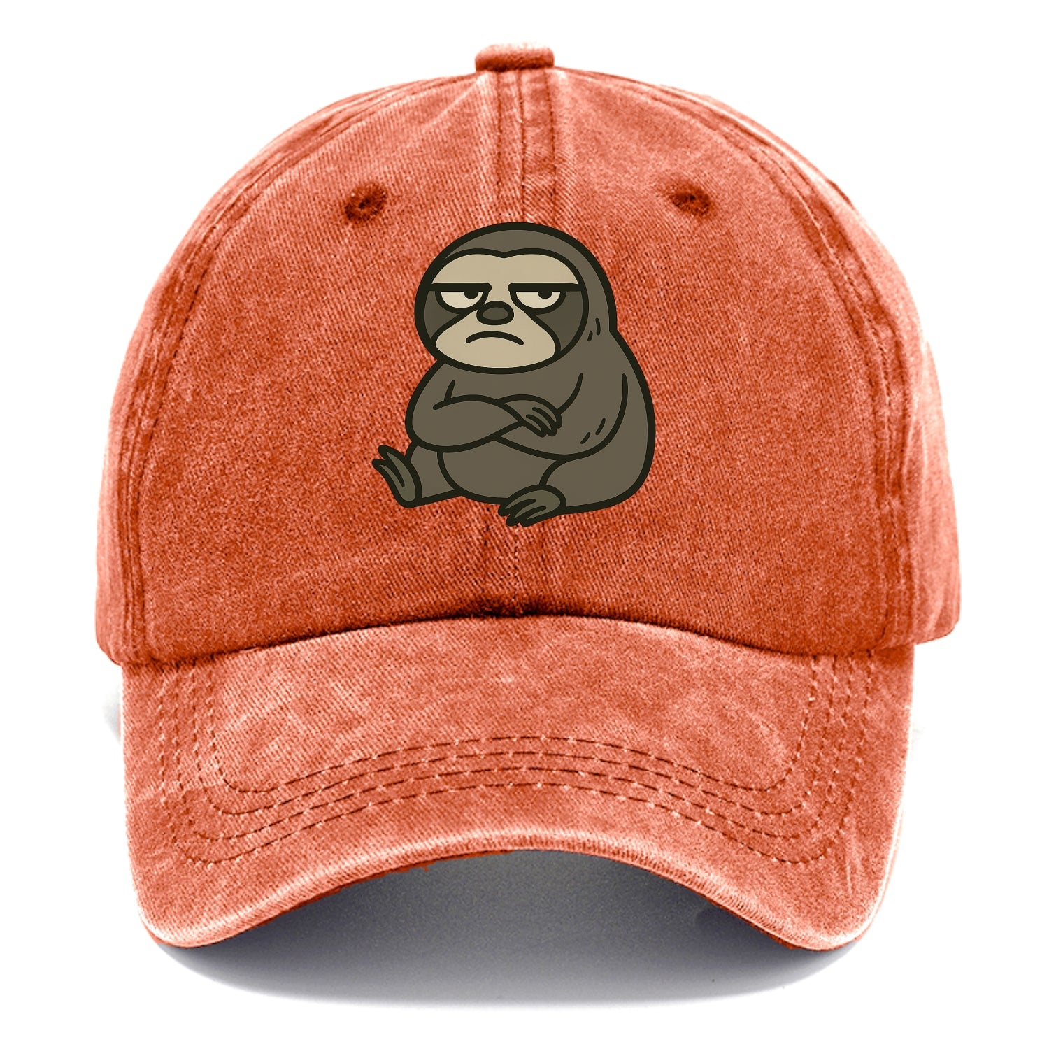 The Sloth Judging Silently - Classic Cap - Terracotta Clay(Orange)
