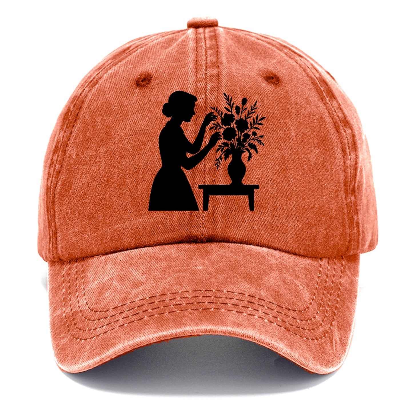 Florist arranging dramatic bouquet - Classic Cap - Terracotta Clay(Orange)