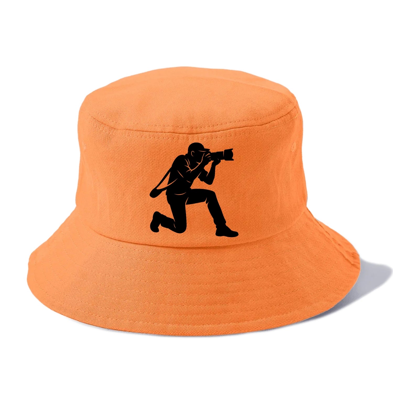 Photographer capturing perfect shot - Bucket Hat - Terracotta Clay(Orange)