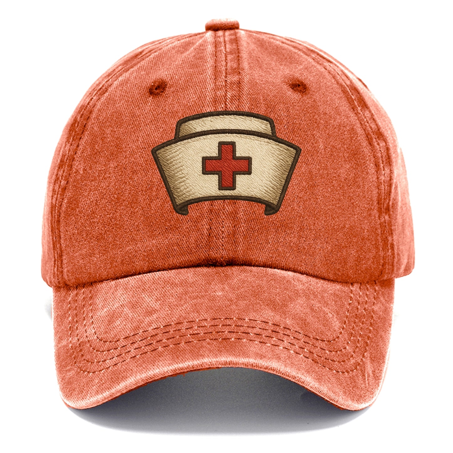 Nurse Cap  - Classic Cap - Terracotta Clay(Orange)