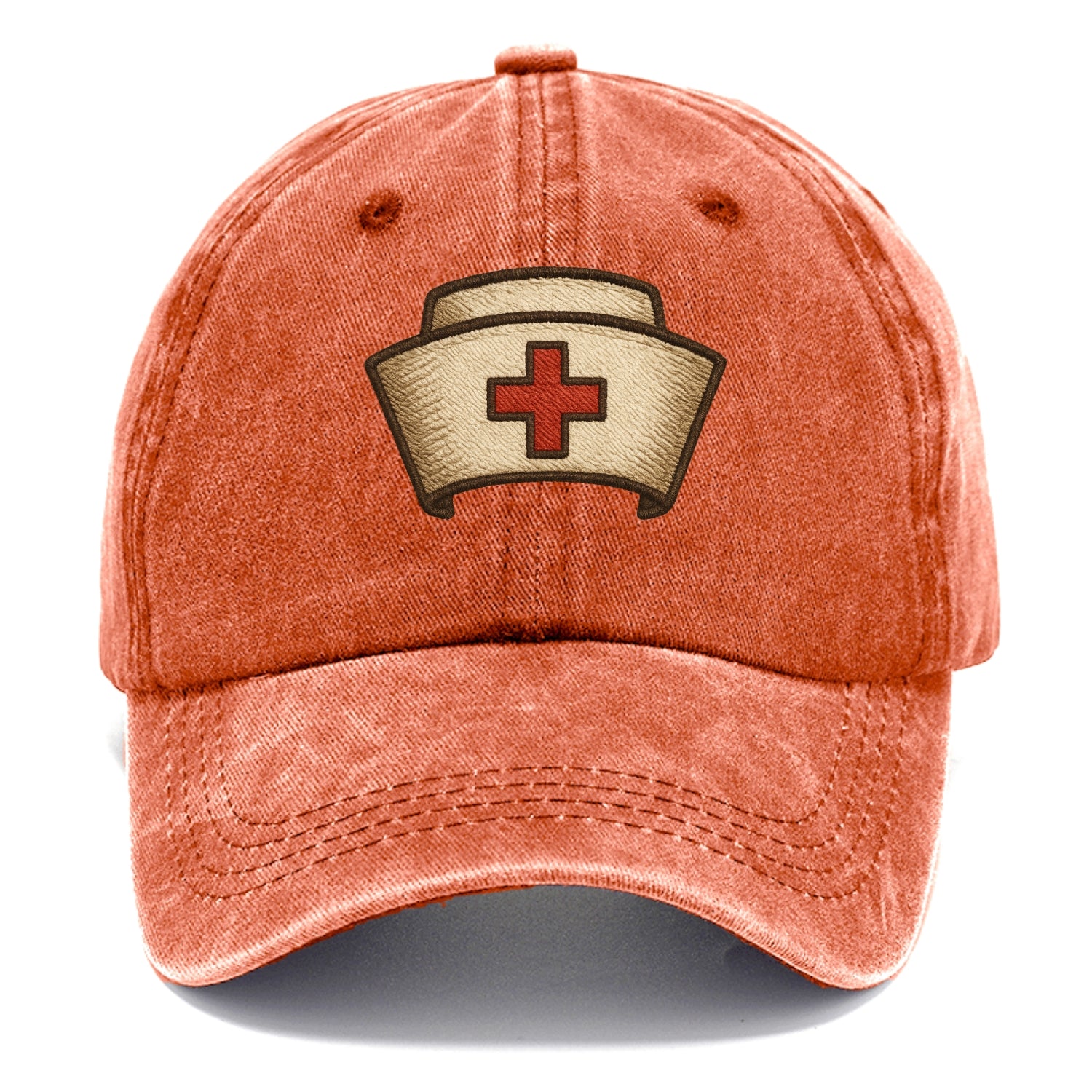 Nurse Cap  - Classic Cap - Terracotta Clay(Orange)