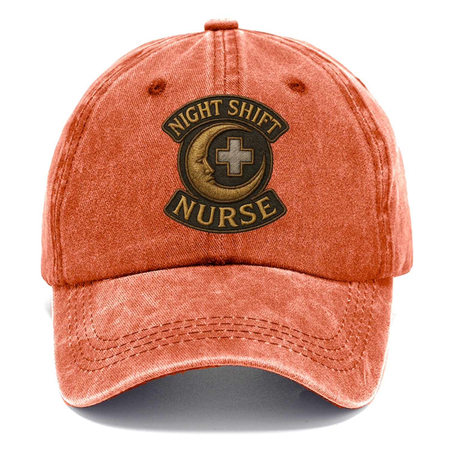 Night Shift Nurse  - Classic Cap - Terracotta Clay(Orange)
