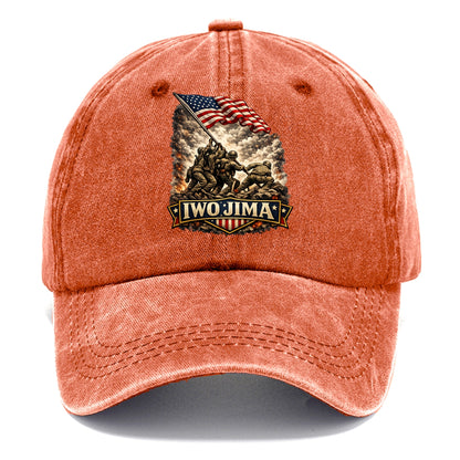 Iwo Jima Flag Raising - Classic Cap - Terracotta Clay(Orange)
