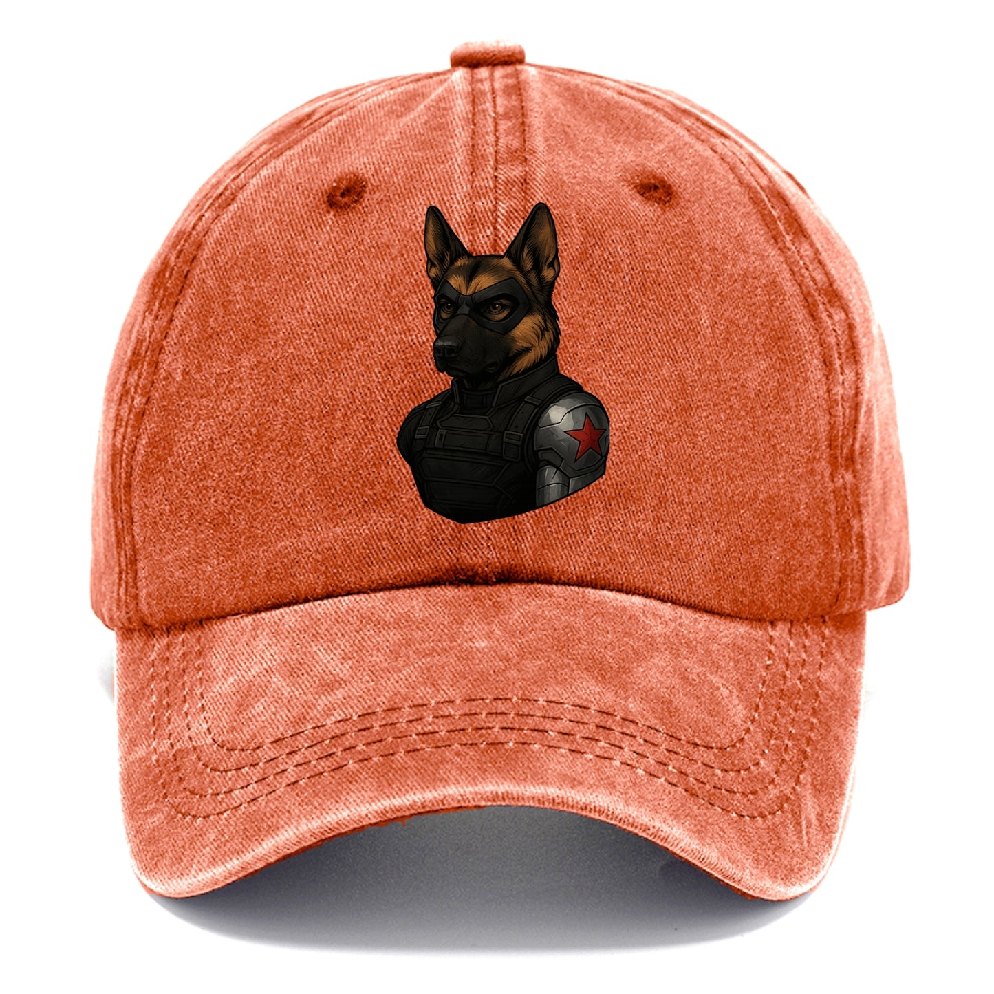 German Shepherd Winter Soldier  - Classic Cap - Terracotta Clay(Orange)