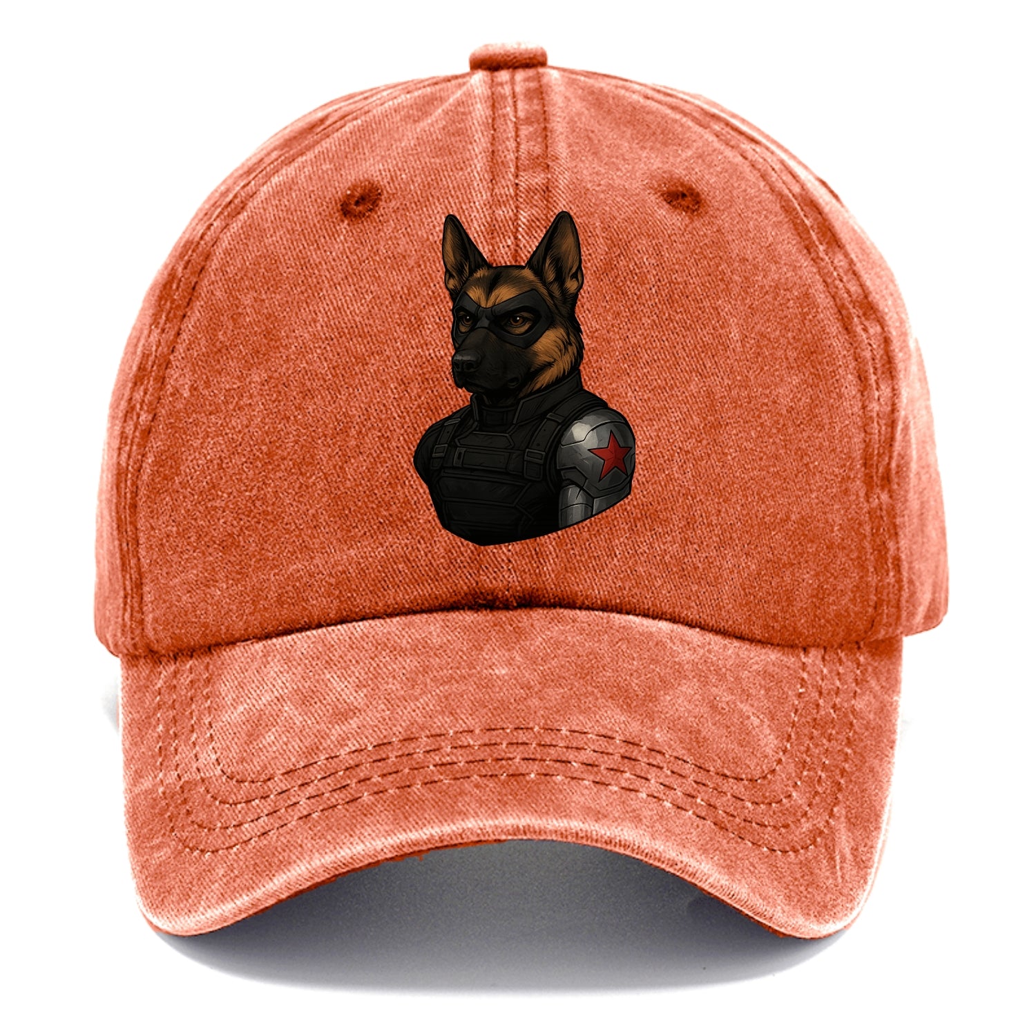 German Shepherd Winter Soldier  - Classic Cap - Terracotta Clay(Orange)