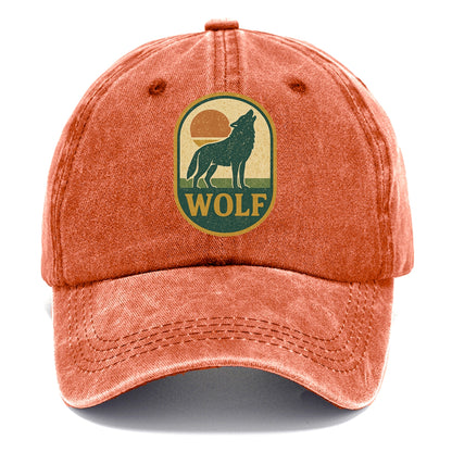 Carbon Fiber Wolf  - Classic Cap - Terracotta Clay(Orange)