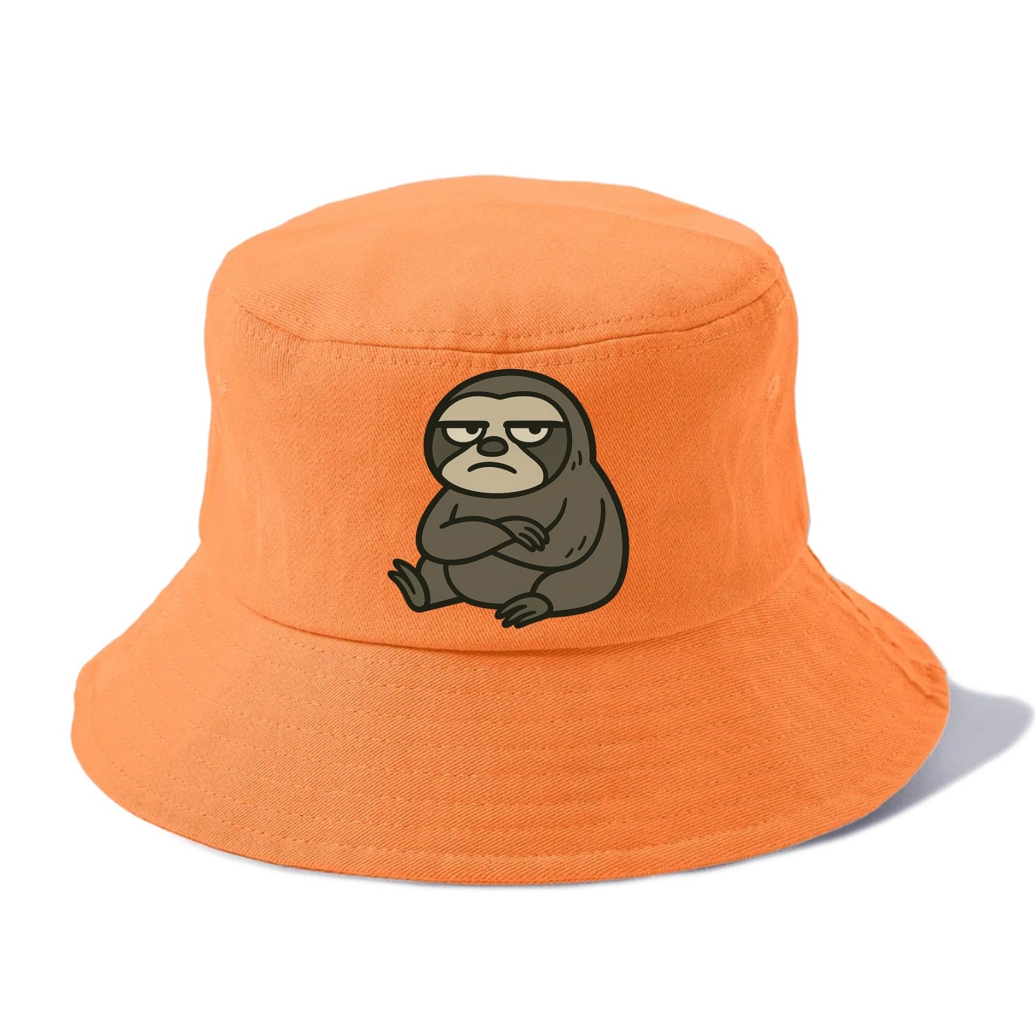 The Sloth Judging Silently - Bucket Hat - Terracotta Clay(Orange)