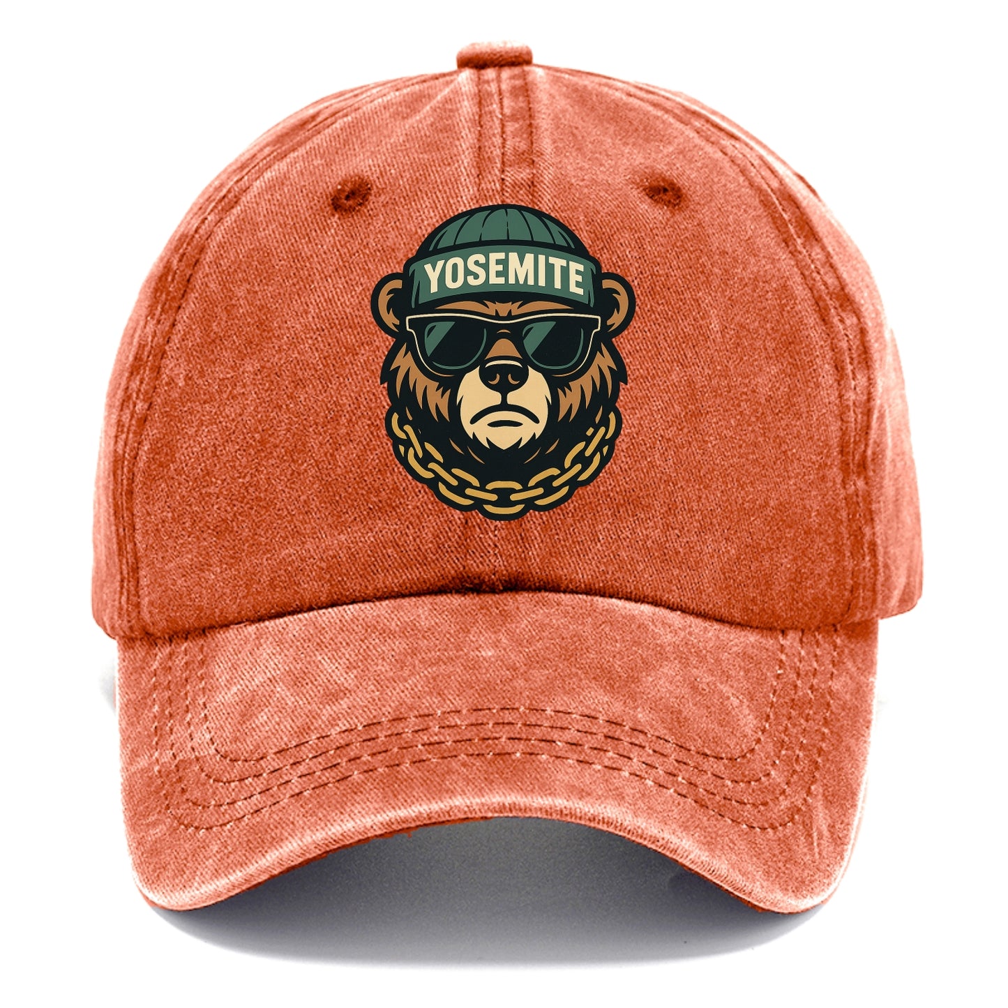 Yosemite Bear - Classic Cap - Terracotta Clay(Orange)