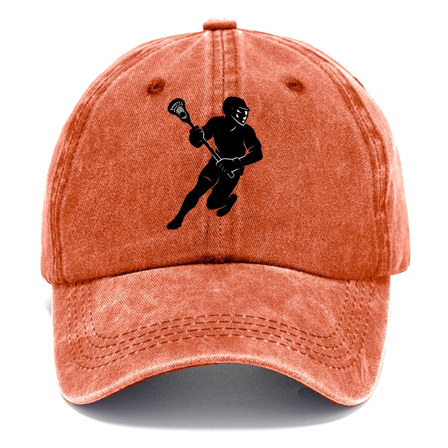 Lacrosse player cradling stick - Classic Cap - Terracotta Clay(Orange)