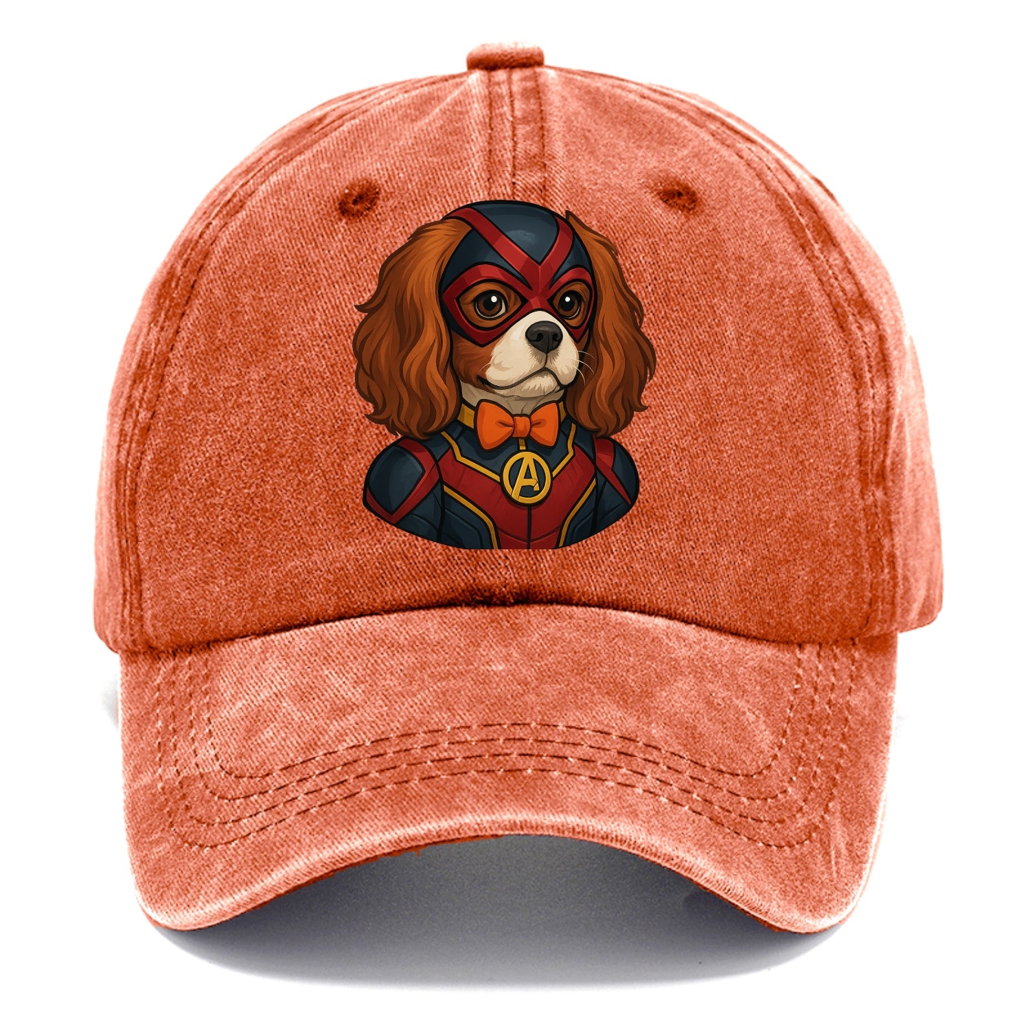 Cavalier King Charles Friendly Hero  - Classic Cap - Terracotta Clay(Orange)
