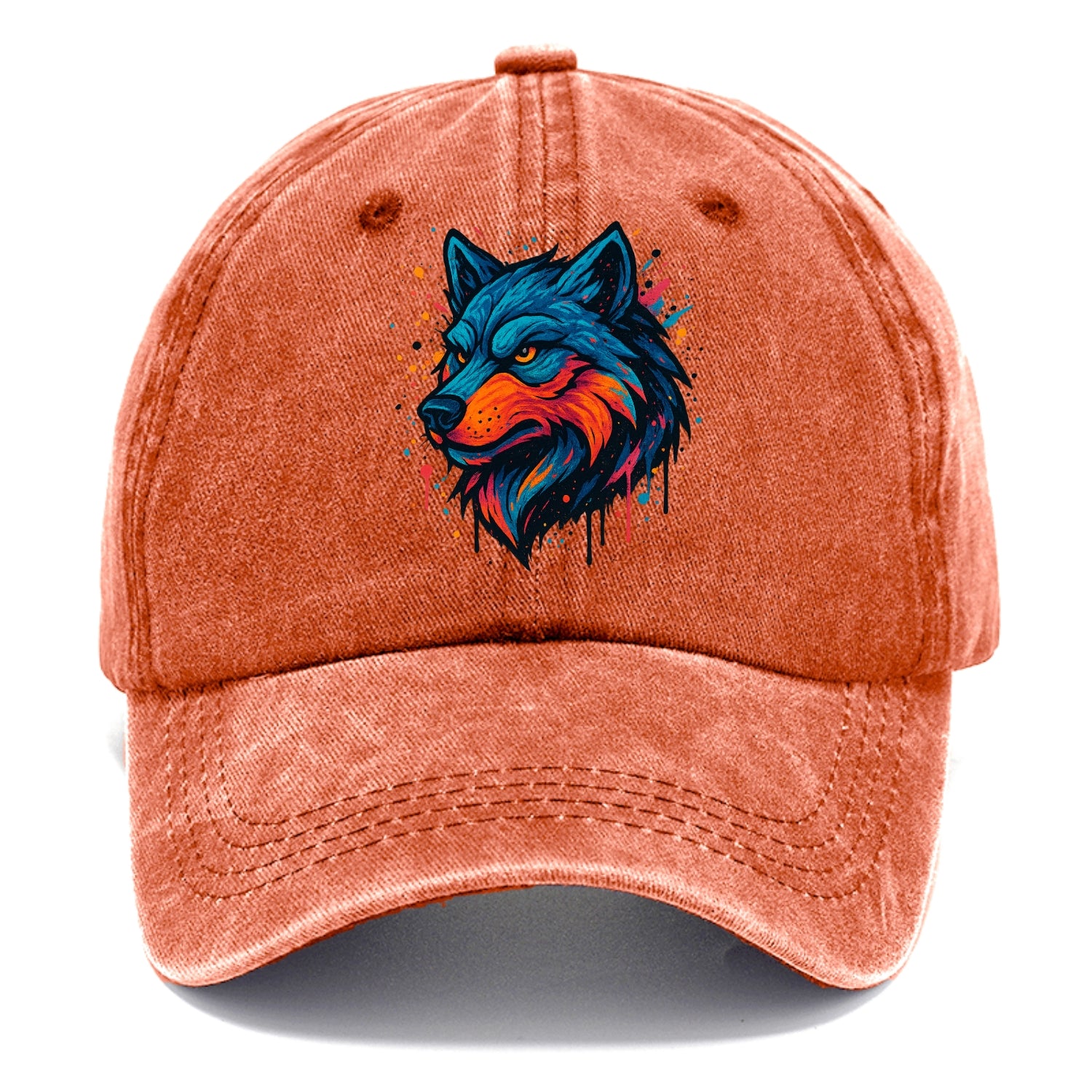 Velvet Wolf Royal  - Classic Cap - Terracotta Clay(Orange)