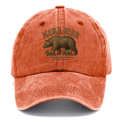 Mama Bear  - Classic Cap - Terracotta Clay(Orange)
