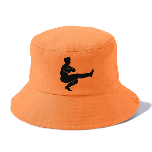 Russian Cossack dancer squat kick - Bucket Hat