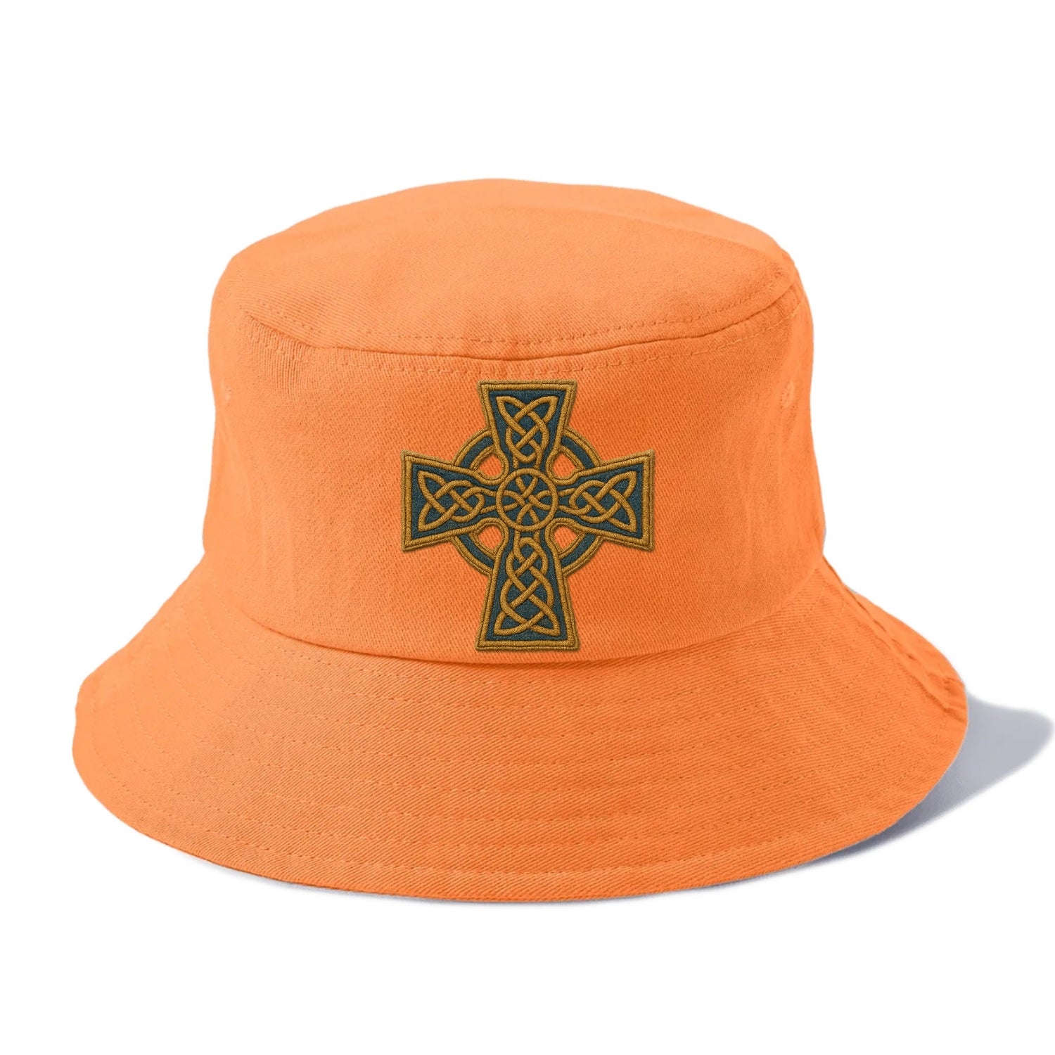 Book Of Kells Cross - Bucket Hat - Terracotta Clay(Orange)