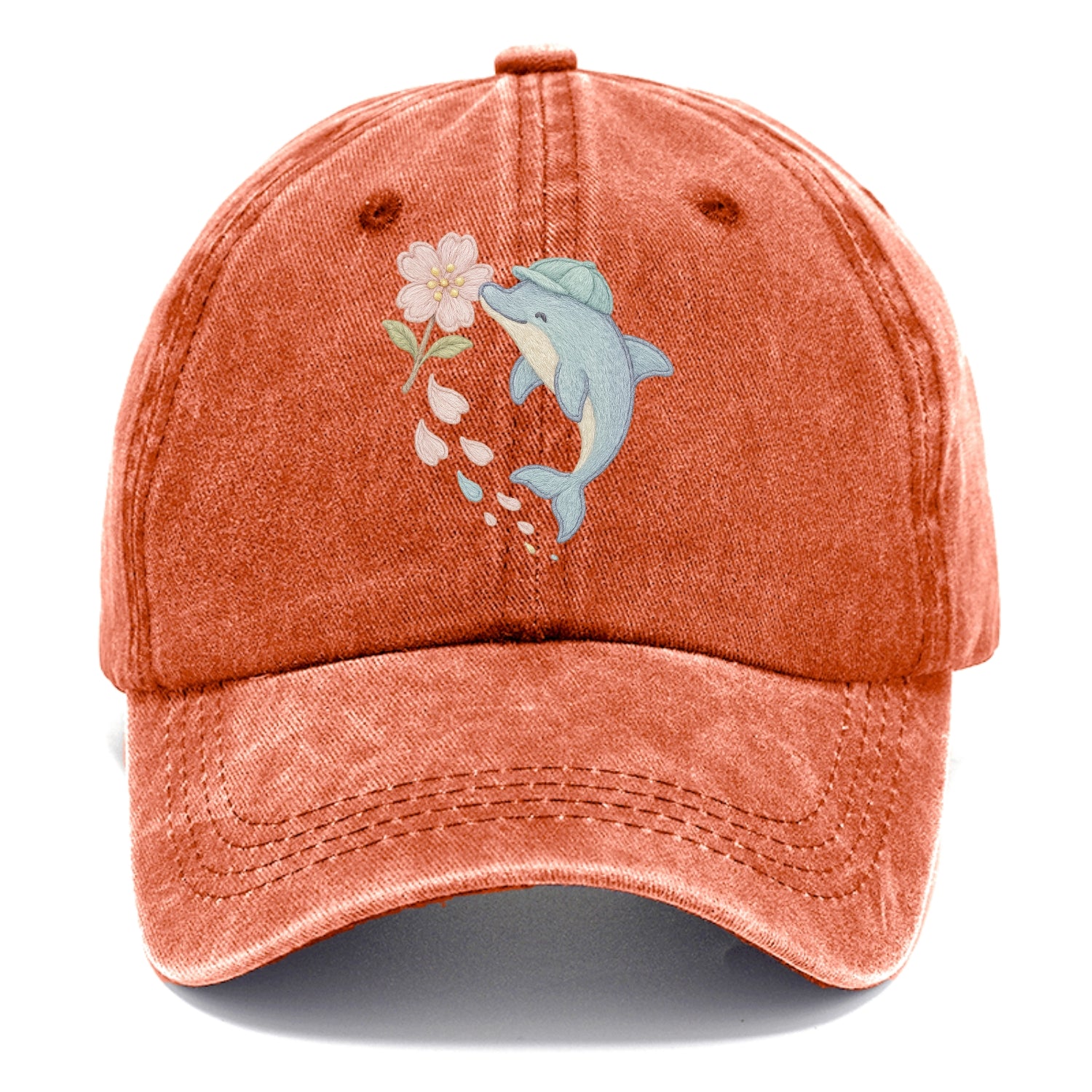 Dolphin Sakura Leap  - Classic Cap - Terracotta Clay(Orange)