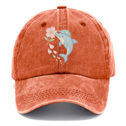 Dolphin Sakura Leap  - Classic Cap - Terracotta Clay(Orange)