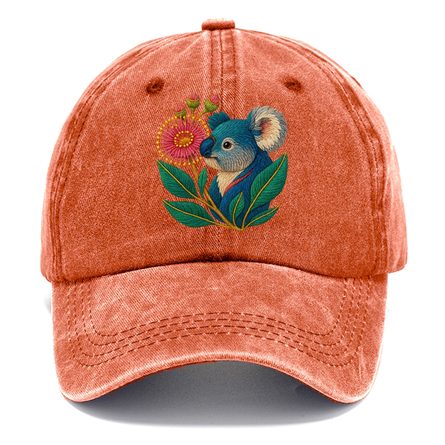 Koala Eucalyptus Bloom - Classic Cap - Terracotta Clay(Orange)