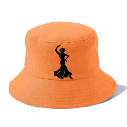 Flamenco dancer passionate stance - Bucket Hat - Terracotta Clay(Orange)