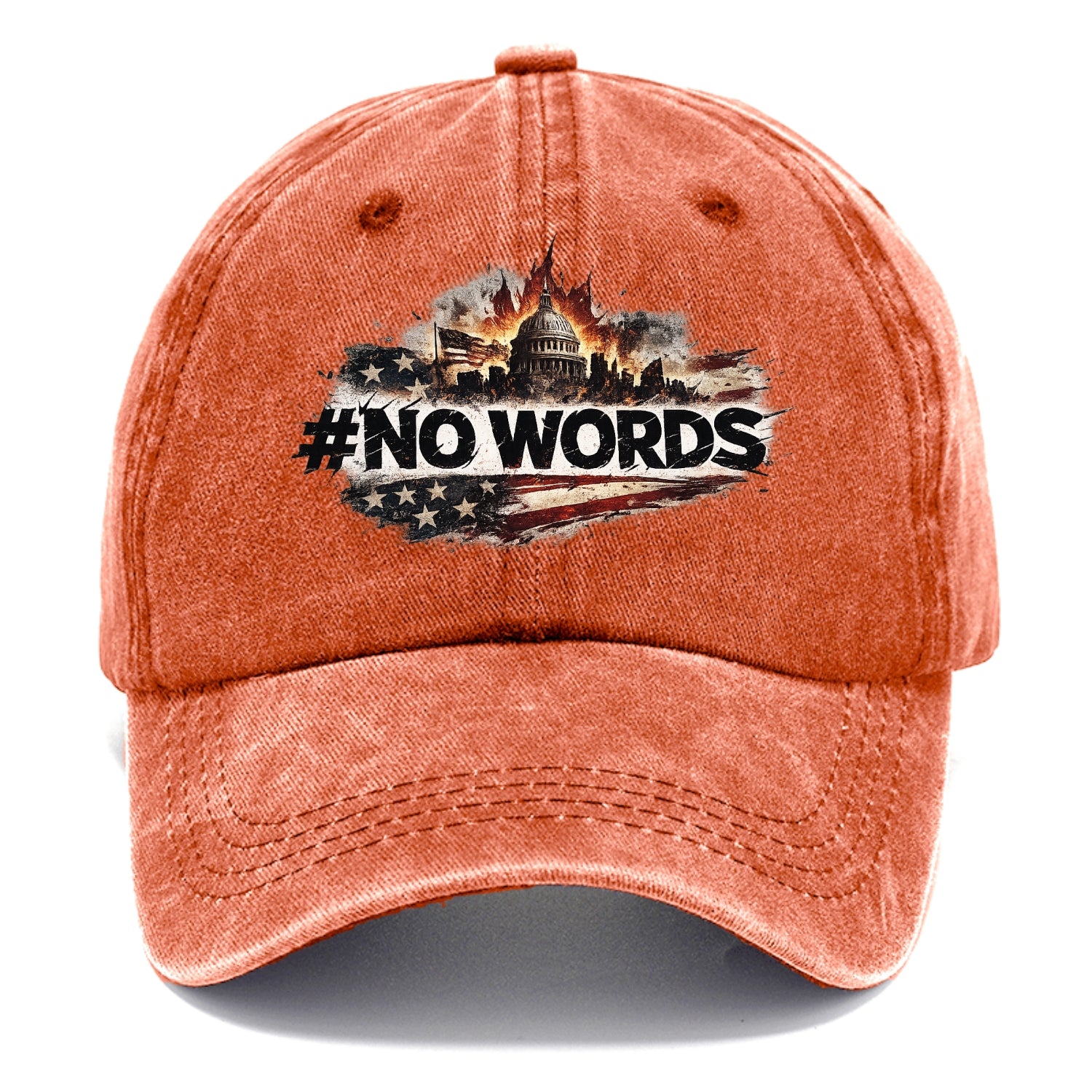 No Words! - Classic Cap - Terracotta Clay(Orange)