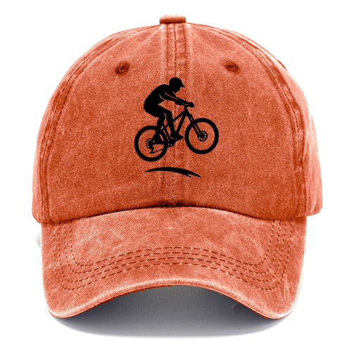 Mountain biker catching air - Classic Cap