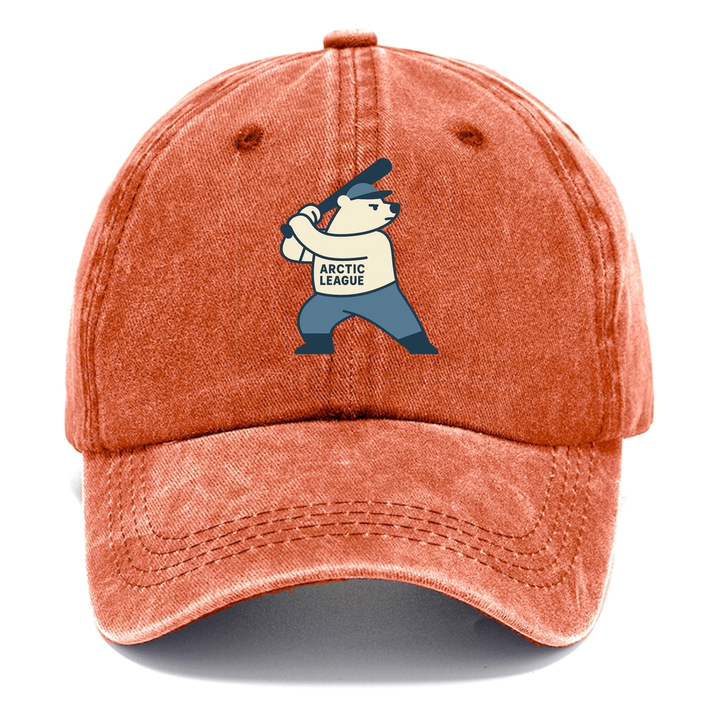 Polar Bear Baseball MVP - Classic Cap - Terracotta Clay(Orange)
