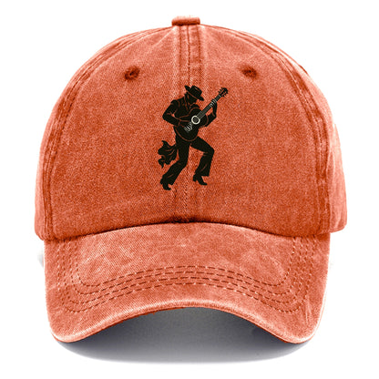 Flamenco guitarist dramatic pose - Classic Cap - Terracotta Clay(Orange)