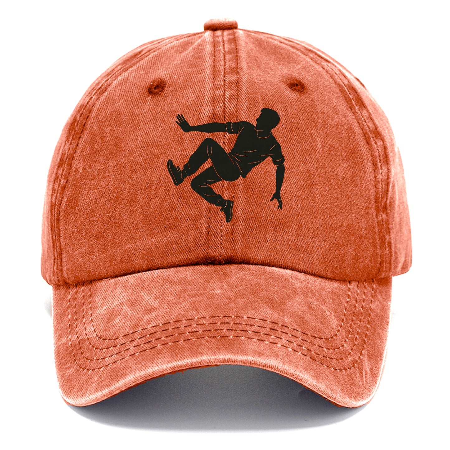 Parkour athlete wall run - Classic Cap - Terracotta Clay(Orange)
