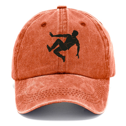 Parkour athlete wall run - Classic Cap - Terracotta Clay(Orange)