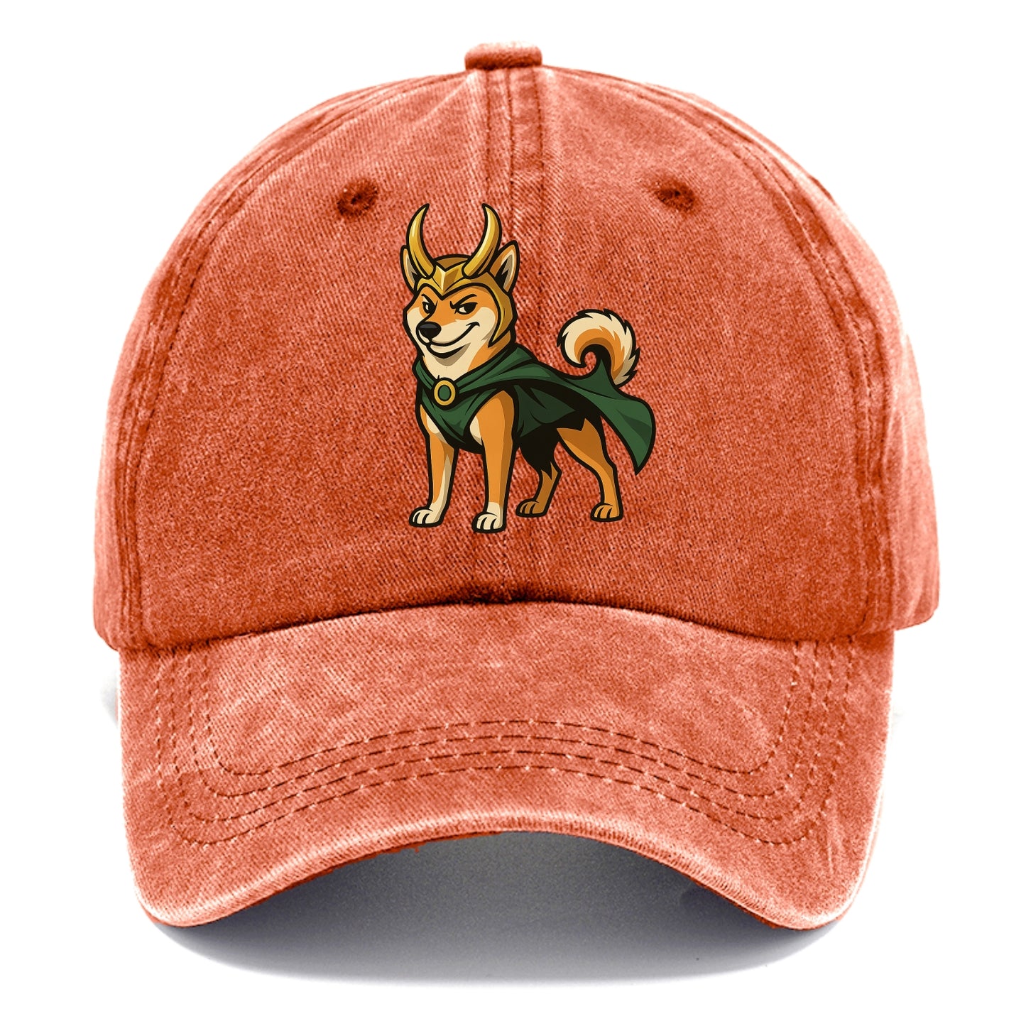 Shiba Inu Loki  - Classic Cap - Terracotta Clay(Orange)