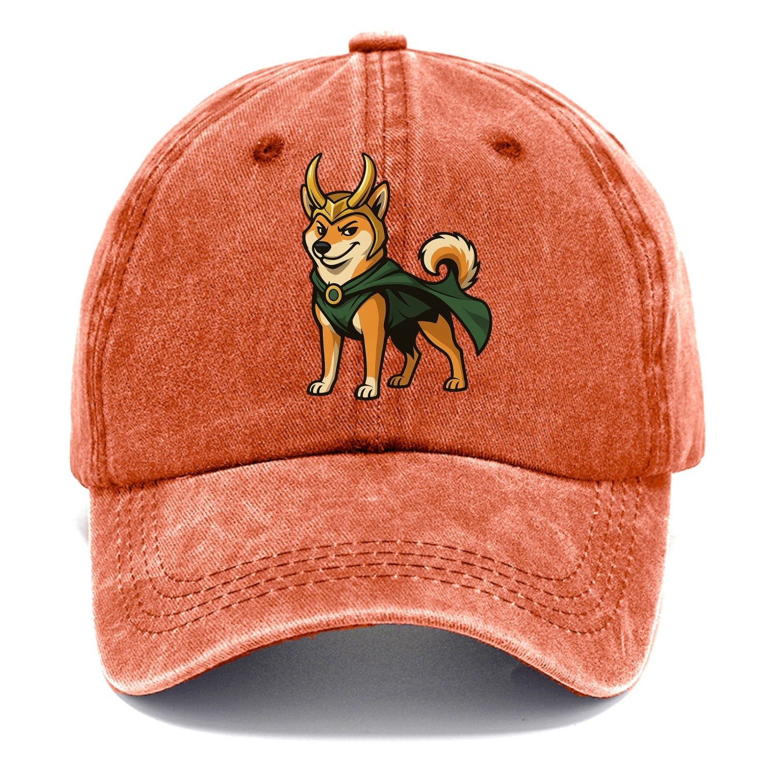 Shiba Inu Loki  - Classic Cap - Terracotta Clay(Orange)