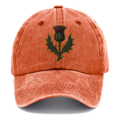 Scottish Thistle  - Classic Cap - Terracotta Clay(Orange)