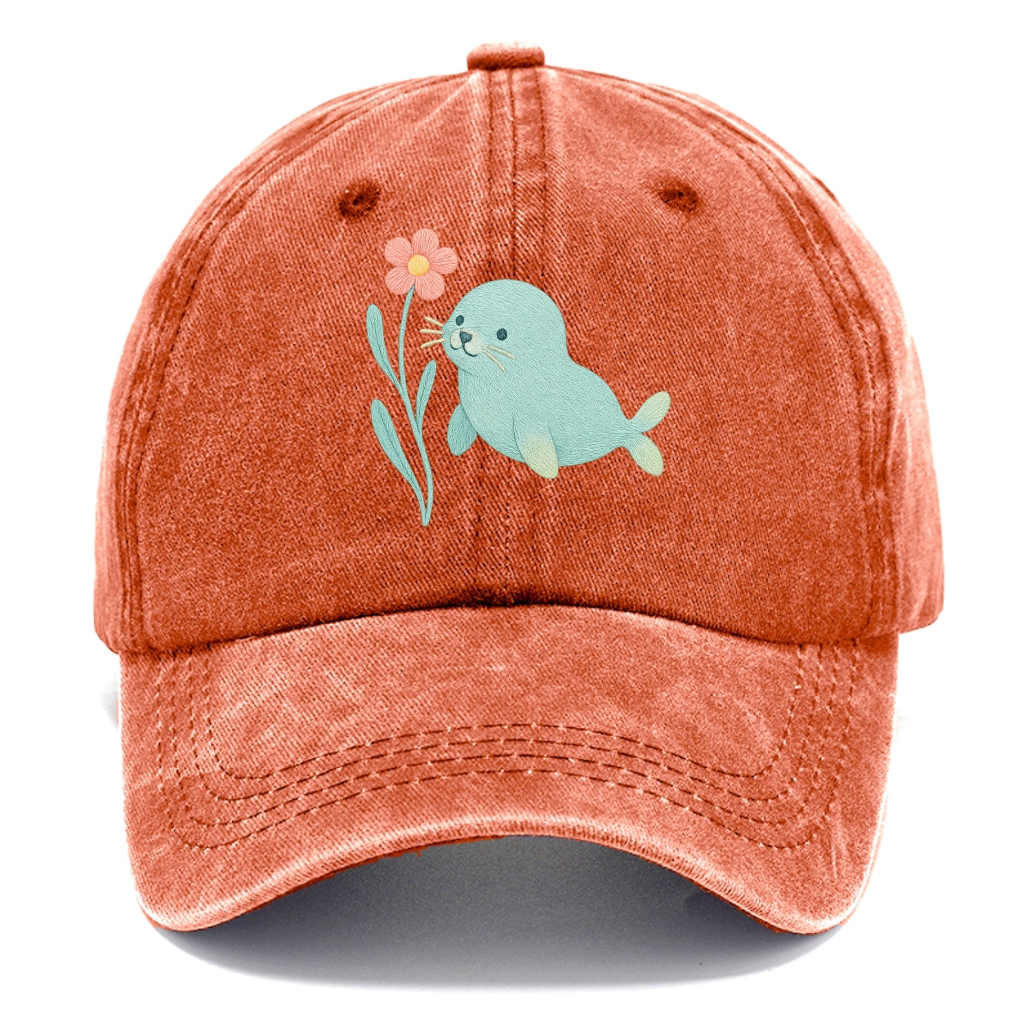 Mint Seal Pup - Classic Cap - Terracotta Clay(Orange)