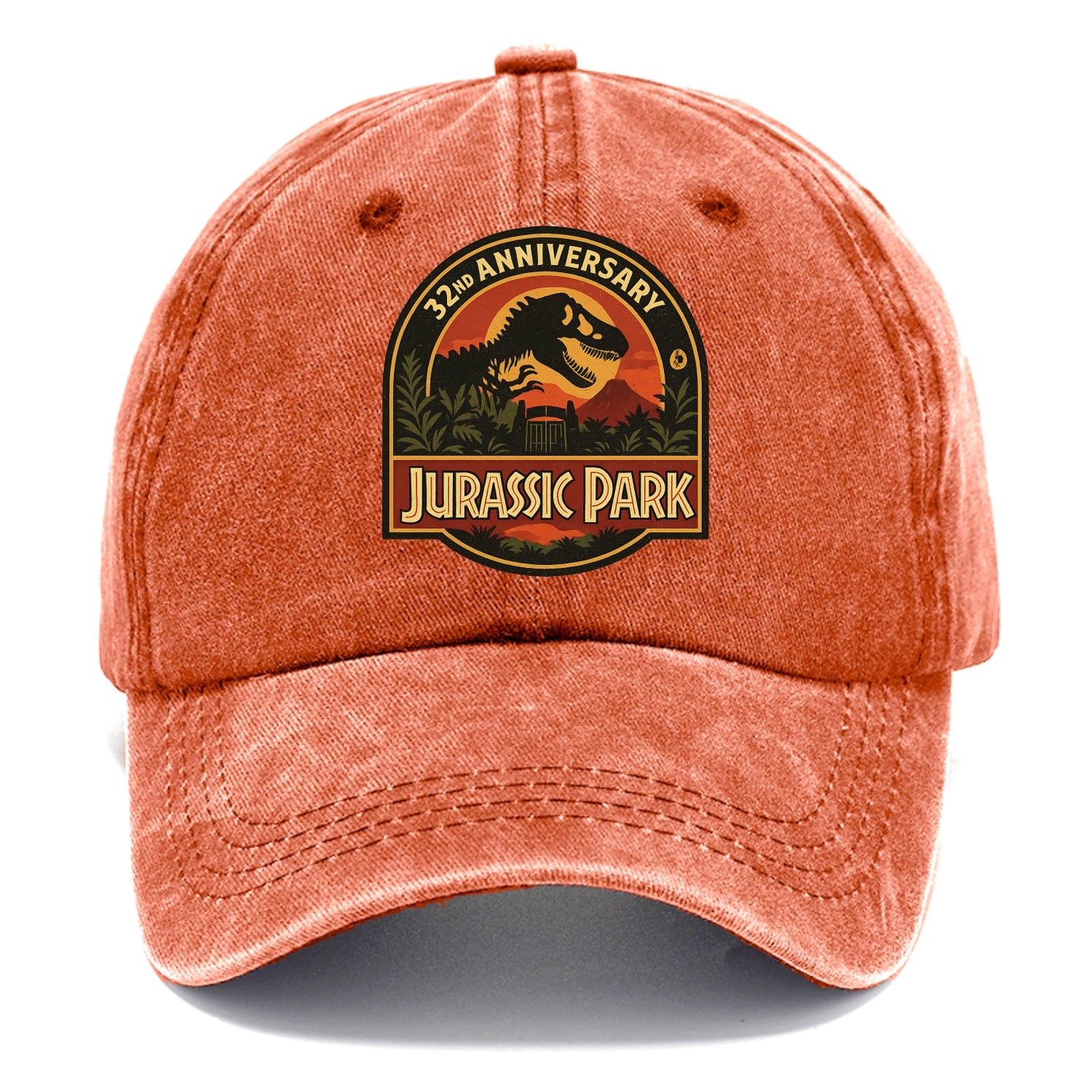 Jurassic Park 32nd Anniversary - Classic Cap - Terracotta Clay(Orange)
