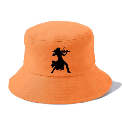 Violinist performing dramatic pose - Bucket Hat - Terracotta Clay(Orange)