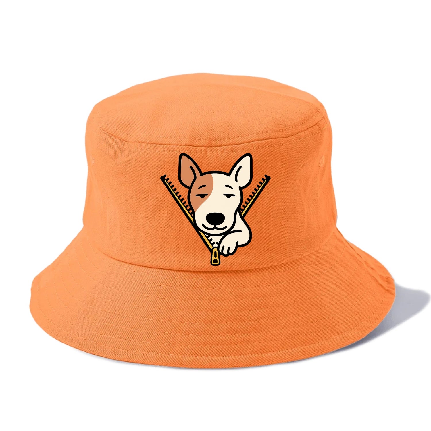 Bull Terrier - Bucket Hat - Terracotta Clay(Orange)