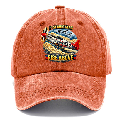 P 51 Mustang Rise Above - Classic Cap - Terracotta Clay(Orange)