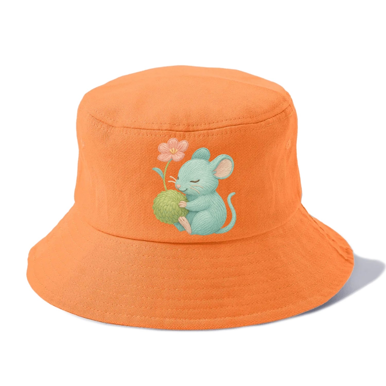 Mint Mouse - Bucket Hat - Terracotta Clay(Orange)