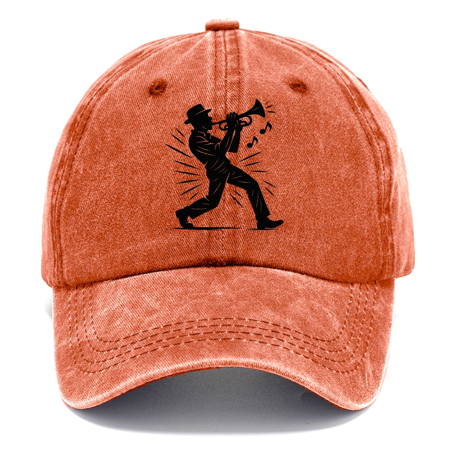 New Orleans jazz musician street corner - Classic Cap - Terracotta Clay(Orange)