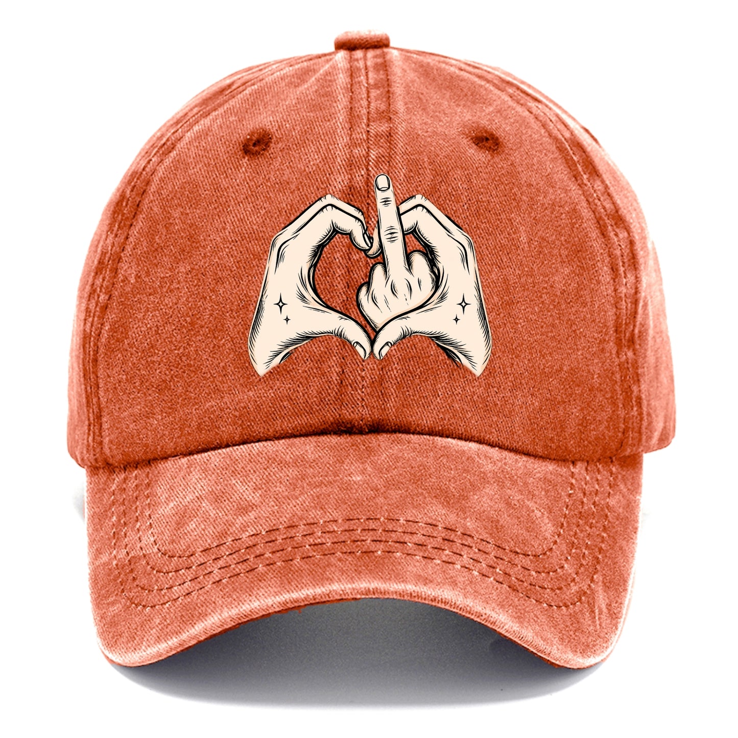 Love You Symbol - Classic Cap - Terracotta Clay(Orange)