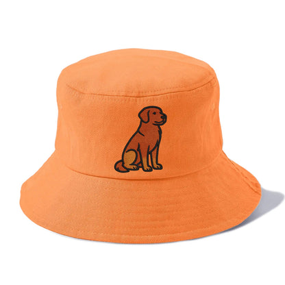 Nova Scotia Duck Tolling Retriever - Red embroidered pose - Bucket Hat - Terracotta Clay(Orange)