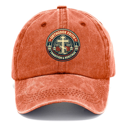 Faithful Heritage Emblem - Classic Cap - Terracotta Clay(Orange)