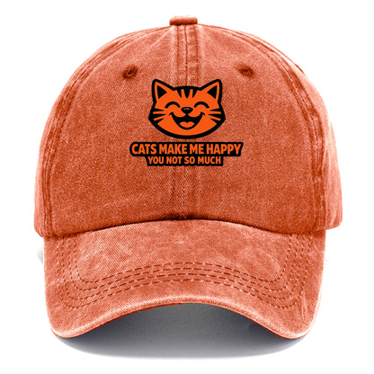 Feline Joy and Sassy Truths - Classic Cap - Terracotta Clay(Orange)