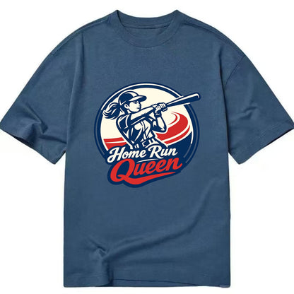Feminine Power at Bat - Classic T-shirt - Twilight Navy(Blue)