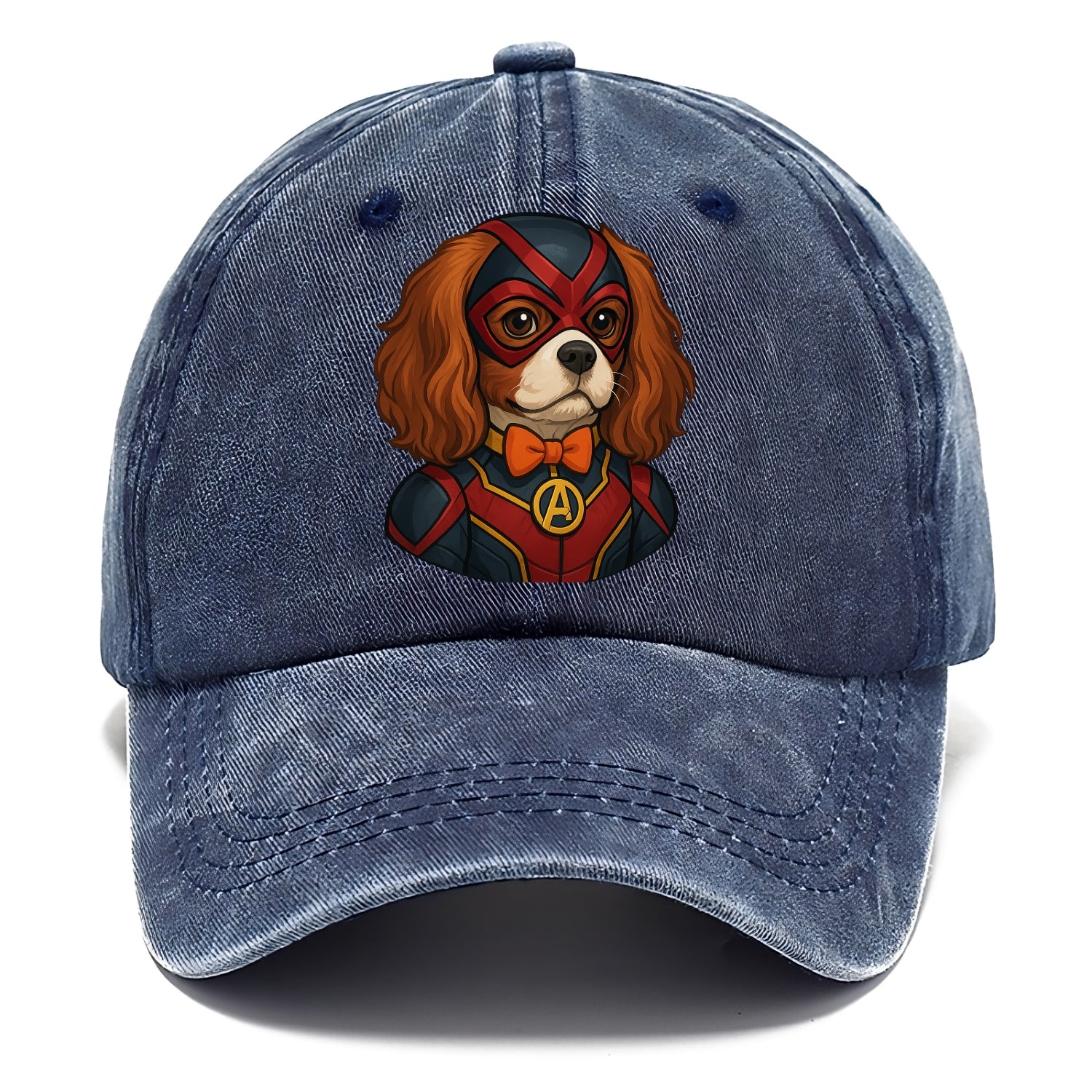 Cavalier King Charles Friendly Hero  - Classic Cap - Twilight Navy(Blue)