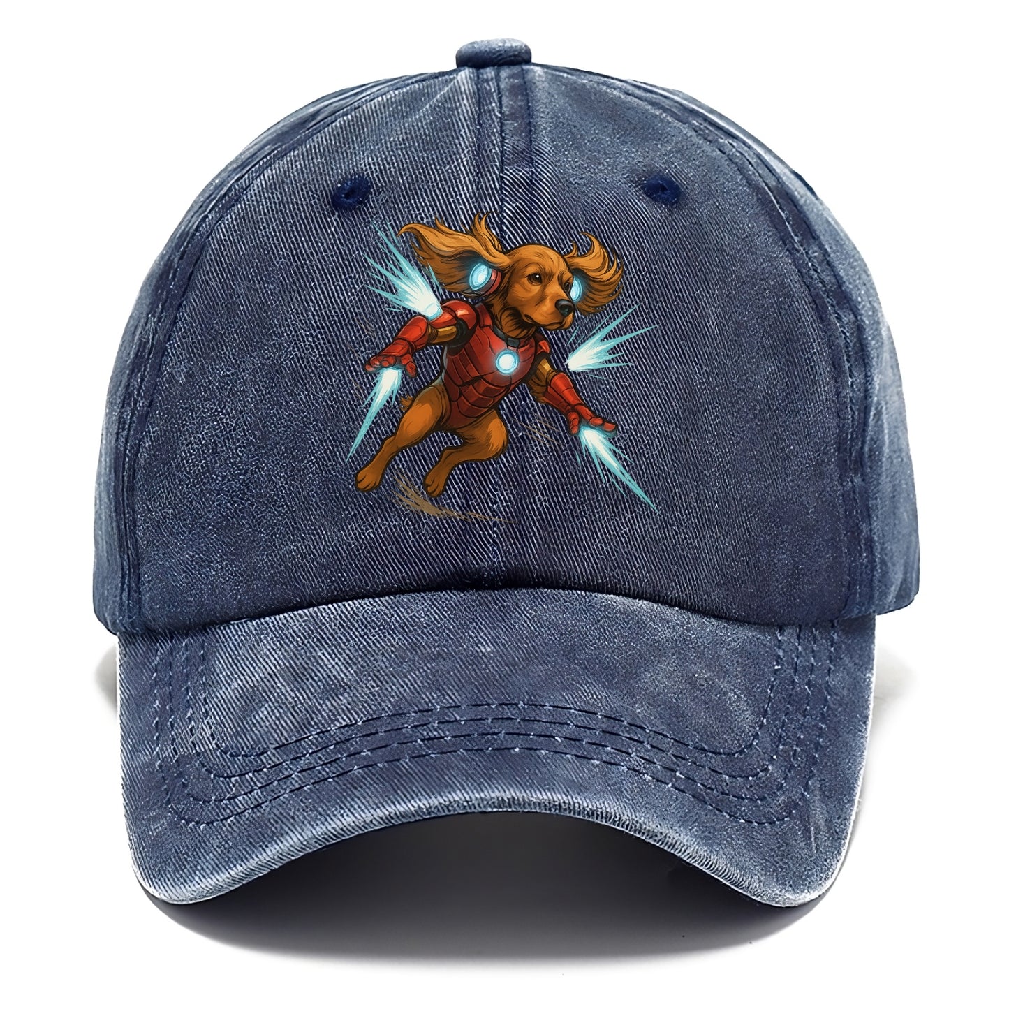 Cocker Spaniel Iron Man  - Classic Cap - Twilight Navy(Blue)