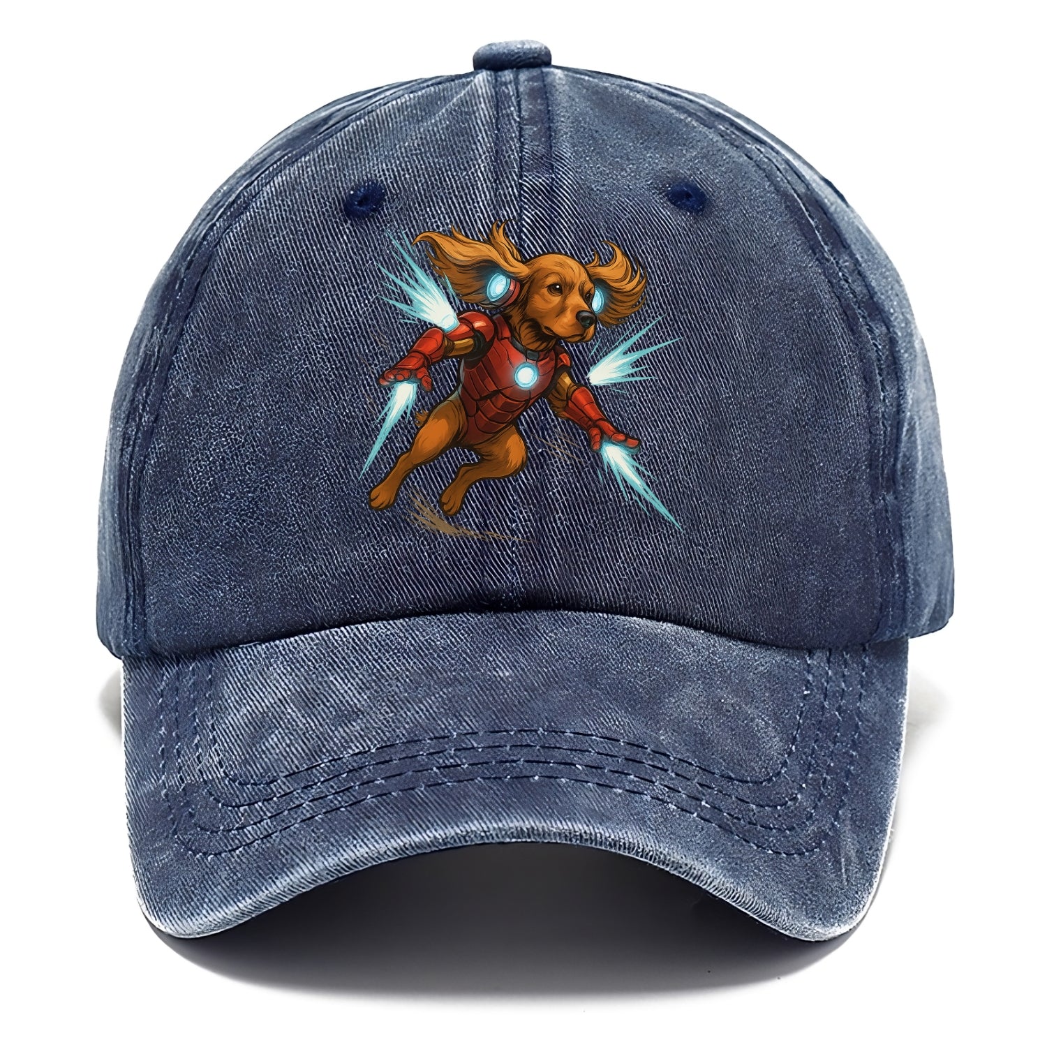 Cocker Spaniel Iron Man  - Classic Cap - Twilight Navy(Blue)