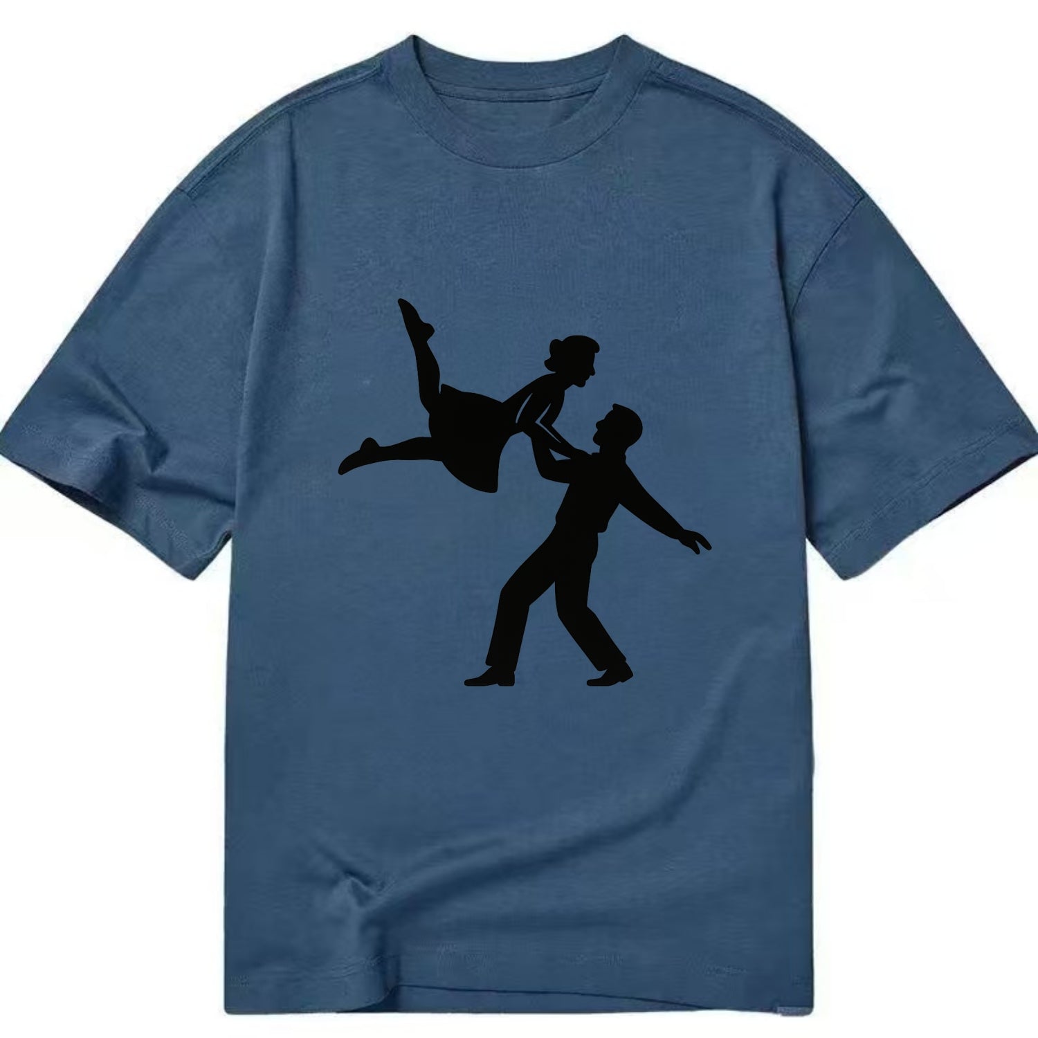 Swing dancers aerial lift - Classic T-shirt - Twilight Navy(Blue)